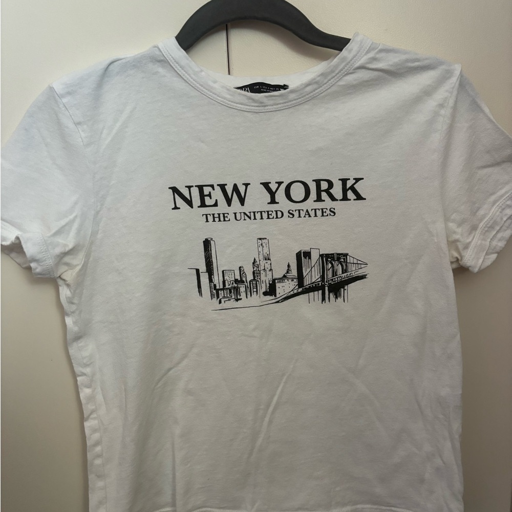 White New York Graphic T-Shirt